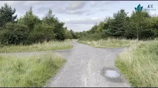 Turning left at the gravel crossroads