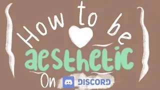 ☁️ how to be aesthetic on discord ☁️ | Discord Tutorial