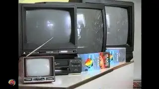 1996 Крым, Джанкой 90е - Магазин Электрон. Старое видео VHS