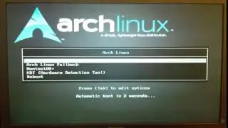Arch Linux Syslinux GUI Splash Boot Menu
