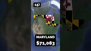 These Are the Richest and Poorest US States! 🇺🇸 #shorts