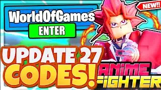 ALL NEW SECRET *UPDATE 27* CODES In Roblox Anime Fighters Simulator!