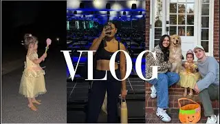 SAHM VLOG: Halloween + my workout split and diet + baking with sutt + back to a routine