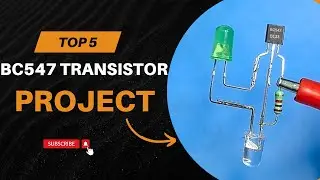 Top 5 Electronic Project With BC547 Transistor • Creative SM