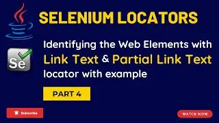 selenium tutorial for beginners | locators in selenium webdriver | Selenium Locators - Part 4