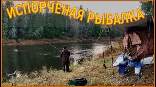 ОНИ ИСПОРТИЛИ ВСЮ РЫБАЛКУ .ОНИ УТОПИЛИ НАШИ СНАСТИ.! РОДНИК  на р.ЛЕМОВЖА . РЫБАЛКА НА  НАЛИМА.