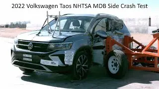 2022-2023 Volkswagen Taos NHTSA MDB Side Crash Test