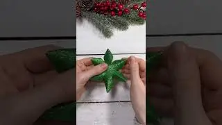 Новогодние поделки елочная игрушка из фоамирана своими руками 