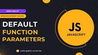 How to Use Default Function Parameters (ES6) in JavaScript 🚀 | Web Development Tutorial #83