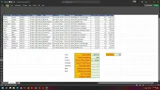 Calculations with simple excel Functions