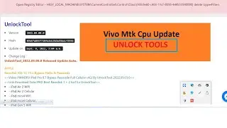 VIVO MTK CPU BIG  UPDATE  UNLOCK TOOLS