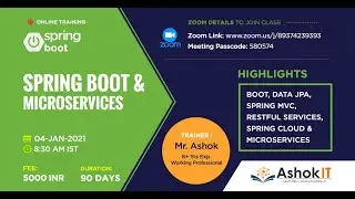 Spring Boot with Microservices | Session -04 | Ashok IT