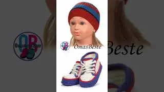 Babyschuhe, пинетки-ботиночки , крючком & Mütze, шапочка без шва, спицами 