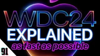 Apple WWDC24 Explained in 2.5 minutes! (iOS 18, MacOS, AI & more!)