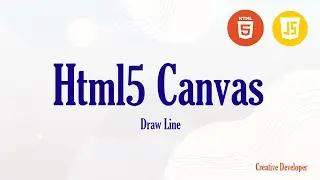 Draw Line Html5 Canvas || Canvas Tutorial || Canvas Course || Html5 Canvas || Canvas || Canvas Game