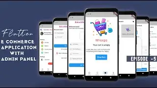 Flutter X Firebase E-Commerce App • Designing Empty Cart Screen | Part 5