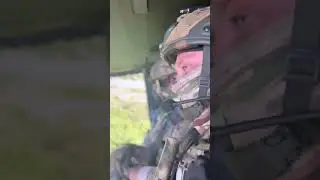 Rare footage of Ukraines UH 60 Black Hawk mid-flight during transport operations