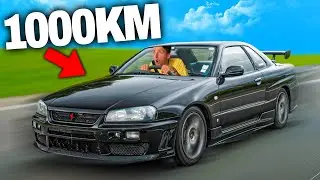 1000KM WITH MY NISSAN SKYLINE GTR !!