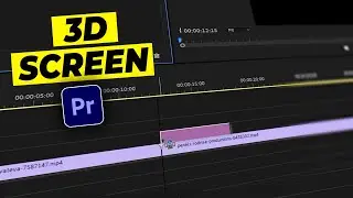 Creating a cool 3D screen animation in Premiere Pro