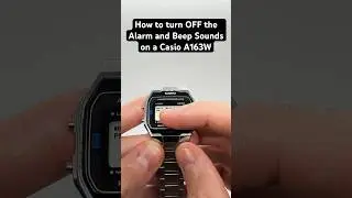 How to turn OFF the Alarm and Beep Sounds on a Casio A163WA-1QES