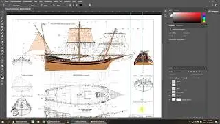 Scaling and printing drawings. Video response. Ship modeling