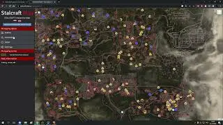 STALCRAFT interactive map  guide for / shelters / boses/ events / anomalies /mobs / digging areas