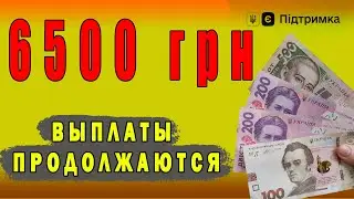6500 гривен ВЫПЛАТЫ ПРОДОЛЖАЮТСЯ / єПідтримка
