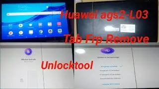 Huawei ags2-L03 frp remove Unlocktool 