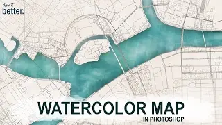 Watercolor Map Tutorial In Photoshop