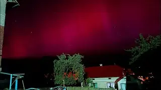 Aurora over Ukraine on May 10, 2024