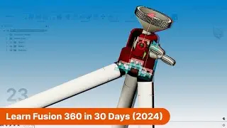 Create Assemblies with Joints in Fusion 360 | Day 23 of Learn Fusion 360 in 30 Days - 2023 EDITION