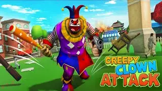 THIS CREEPY CLOWN IS DESTROYING EVERYTHING! Creepy Clown Attack