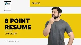 8 point resume check list