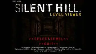Silent Hill 1  Level Viewer 2.0.2 - [ Donwload Link ]