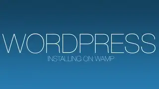 How to install wordpress on WAMP server