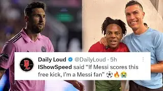 Famous celebrities react to Lionel Messi's debut and free-kick golazo in last minute.