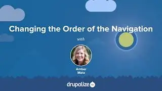 Drupal 8 User Guide: 5.8. Changing the Order of Navigation