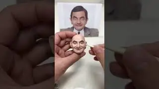 Clay Artisan JAY ：Crafting Mr. Bean’s Classic Clay Portrait