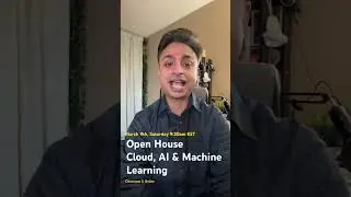 Open house Cloud, AI & Machine Learning for IT Professionals