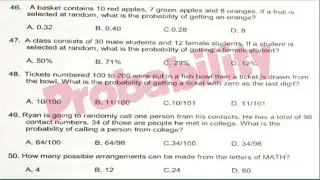 5-item Probability