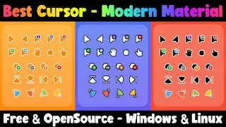 How to Install Modern Material Mouse Cursor On PC | NEW Best Customised Cursor For Windows and Linux