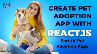 Creating Pet Profile Page in Pet Adoption app with Material UI | Woof part-4 | Free React tutorial