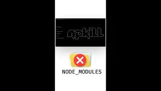 Free Up Disk Space NOW!! No More node_modules Folders Taking Up Space!!