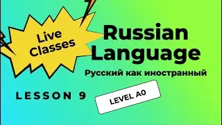 9-й урок. Одежда, обувь, цвета. Уровень A0. Фрагмент занятия.