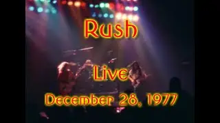 Rush - Live Kitchener Ontario December 28, 1977 8mm Film (HD)