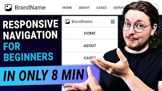 How to Create a Responsive Navigation Bar for Beginners | Responsive Menu | HTML & CSS Quick Tips