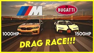 1000HP BMW M5 CS won against 1500HP Bugatti Chiron ? 🔥 Must See | 4K60FPS