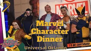 Marvel Character Dinner at Universal Super Hero Island