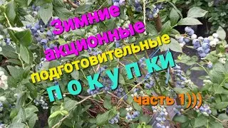 Что подготовить к сезону голубики ЗИМОЙ!!! Часть 1)))