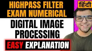 Sums on Highpass Filter in Digital Image Processing 🔥🔥